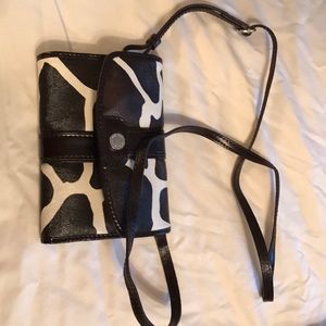 Black and White Nine West purse